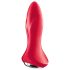 Satisfyer Rotator Plug 1 - perličkový anální vibrátor (červený)