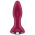 Satisfyer Rotator Plug 2 - dobíjecí, perlový anální vibrátor (červený)