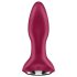 Satisfyer Rotator Plug 2 - dobíjecí, perlový anální vibrátor (červený)