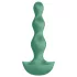 Satisfyer - anální vibrátor s vibracemi - dobíjecí, vodotěsný, zelený
