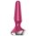 Satisfyer Plug-ilicious 2 - chytrý anální vibrátor (červený)