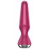 Satisfyer Plug-ilicious 2 - chytrý anální vibrátor (červený)