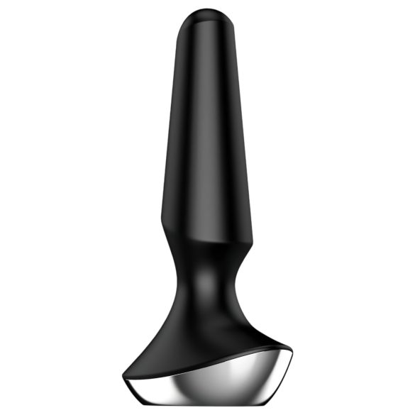 Satisfyer Plug-ilicious 2 – chytrý anální vibrátor (černý)