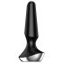 Satisfyer Plug-ilicious 2 – chytrý anální vibrátor (černý)