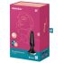 Satisfyer Plug-ilicious 2 – chytrý anální vibrátor (černý)
