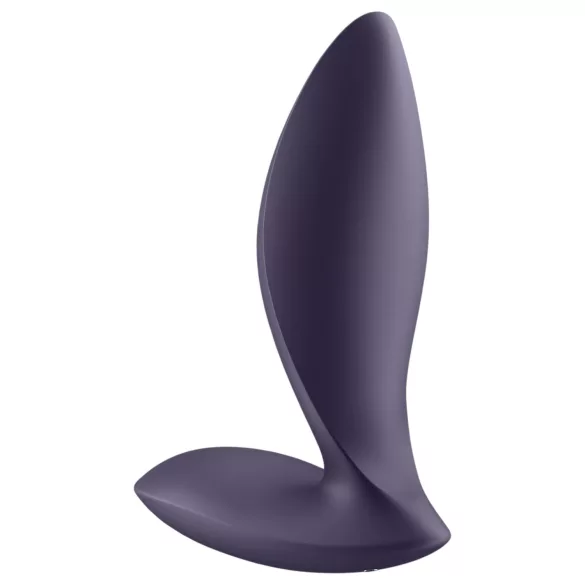 Satisfyer Power Plug - anální vibrátor s dálkovým ovládáním - fialový
