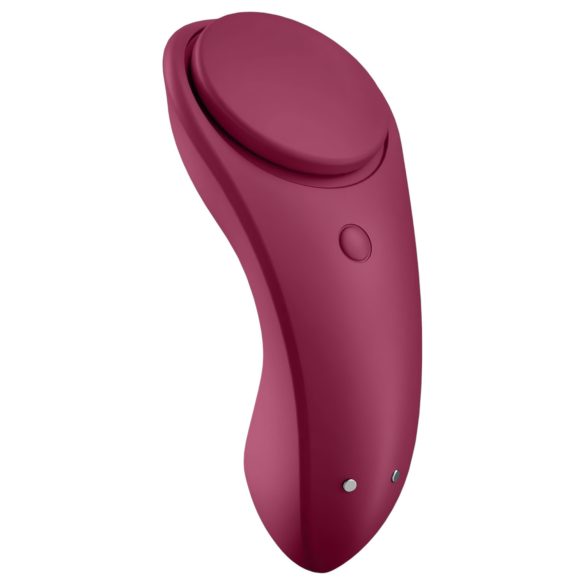 Satisfyer Sexy Secret - chytré voděodolné vibrační kalhotky (červené)