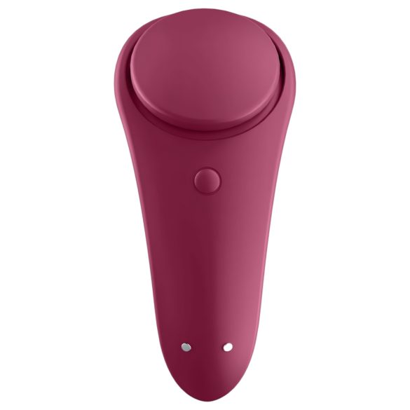Satisfyer - inteligentní vibrační kalhotky - vodotěsné, červené