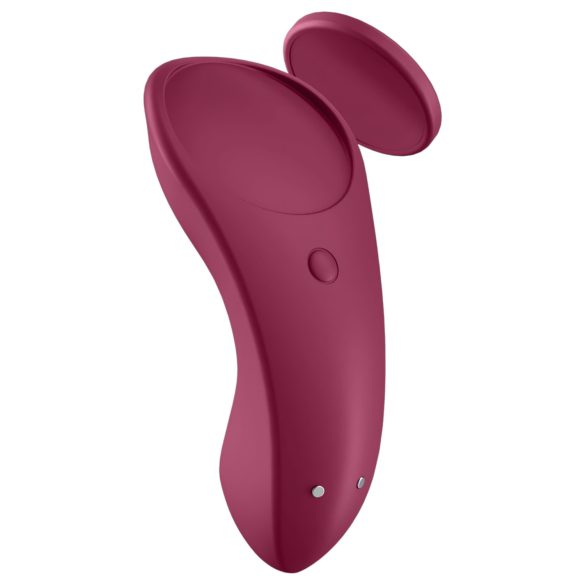 Satisfyer - inteligentní vibrační kalhotky - vodotěsné, červené