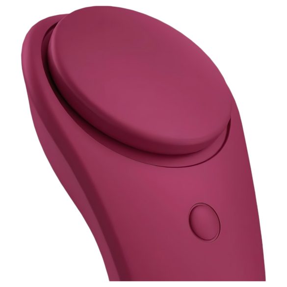 Satisfyer - inteligentní vibrační kalhotky - vodotěsné, červené