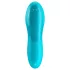 Satisfyer - dobíjecí vodotěsný prstový vibrátor - tyrkysový