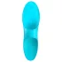 Satisfyer - dobíjecí vodotěsný prstový vibrátor - tyrkysový