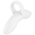 Satisfyer Odvážný Milenec - nabíjecí, voděodolný prstový vibrátor (bílý)