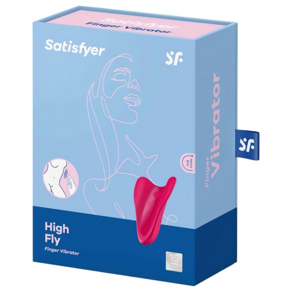 Satisfyer High Fly - akumulátorový vodotěsný vibrátor na klitoris (růžový)