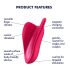 Satisfyer High Fly - nabíjecí, vodotěsný vibrační stimulátor klitorisu (růžový)