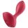Satisfyer Backdoor Lover - dobíjecí, vodotěsný anální vibrátor (červený)