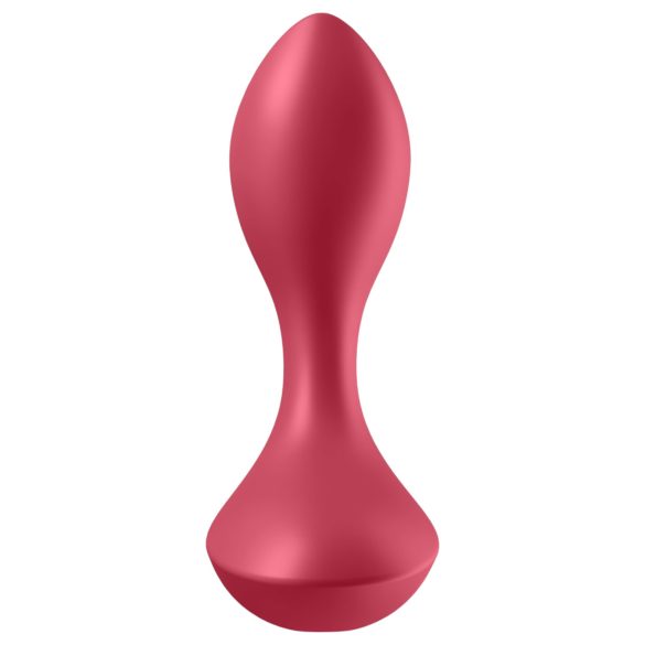 Satisfyer Backdoor Lover - anální vibrátor na dobíjení - vodotěsný - červený