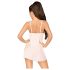 Penthouse Casual Seduction - krajková košilka a tanga (bílá)