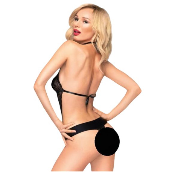 Penthouse Perfect Lover - halter body (černý) - L/XL