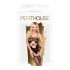Penthouse Hot Nightfall - vlnitý, otevřený síťovaný set (černý) - XL
