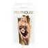 Penthouse Hot Nightfall - erotická síťovaná sada - vlnkovaný vzor, černá - XL