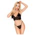 Penthouse Double Spice - krajkový podprsenkový set (černý) - L/XL