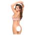 Penthouse Double Spice - krajková podprsenka set (nude) - M/L