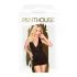 Penthouse - šaty s límečkem a tanga - černá - L/XL