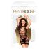 Penthouse Eye-Catcher - šaty s vysokým límcem (černé) - XL