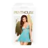 Penthouse - noční košilka a tanga - tyrkysová - L/XL