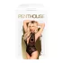 Penthouse - dámské body s halter krkem - černá - M/L