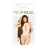 Penthouse Toxic Powder - bodystocking s ramínky - bílá - L/XL
