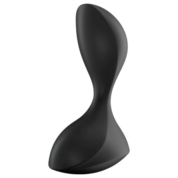Satisfyer - anální vibrátor s aplikací - silikon - černý