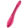 Satisfyer - flexibilní párový vibrátor - dobíjecí, červený