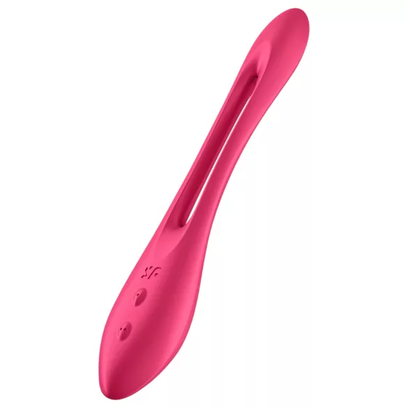Satisfyer - flexibilní párový vibrátor - dobíjecí, červený