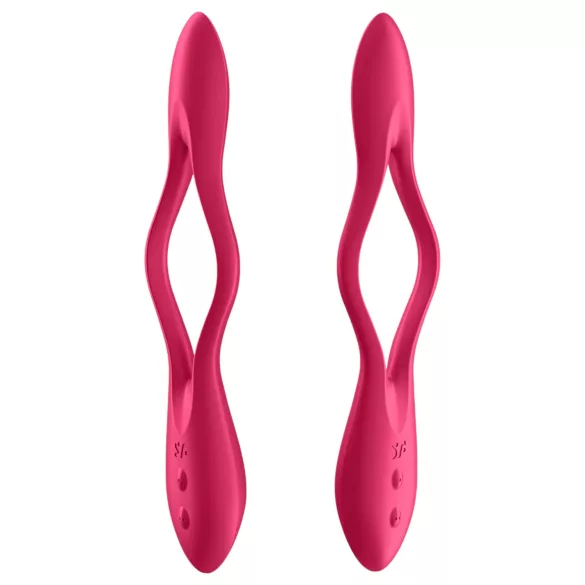 Satisfyer - flexibilní párový vibrátor - dobíjecí, červený