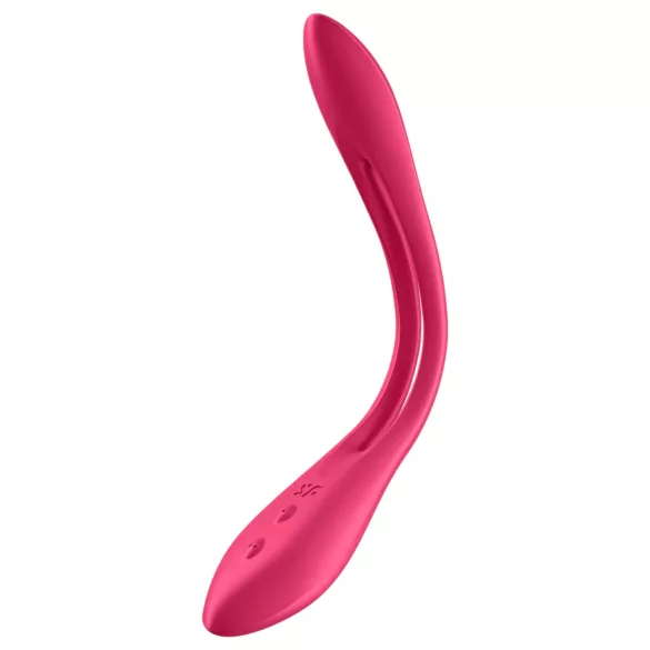Satisfyer - flexibilní párový vibrátor - dobíjecí, červený
