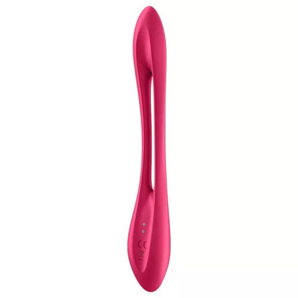 Satisfyer - flexibilní párový vibrátor - dobíjecí, červený