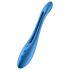 Satisfyer Elastic Game - akumulátorový, flexibilní párový vibrátor (modrý)