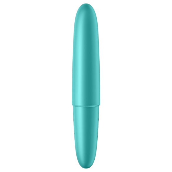 Satisfyer - mini vibrátor vodotěsný - Ultra Power Bullet 6 - tyrkysový