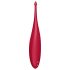 Satisfyer Twirling Fun - dobíjecí, vodotěsný vibrátor na klitoris (červený)