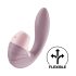 Satisfyer Supernova - akumulátorový, vzduchový 2v1 vibrátor (růžový)