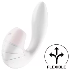   Satisfyer Supernova - vibrátor s tlakovými vlnami a vibracemi - dobíjecí - bílý