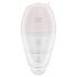 Satisfyer Supernova - dobíjecí, vzduchový 2v1 vibrátor (bílý)