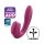 Satisfyer Sunray - dobíjecí, vzduchové 2v1 vibrátor (červený)