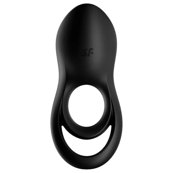 Satisfyer Legendary Duo - vibrační erekční kroužek - dobíjecí - černý