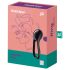 Satisfyer Majestic Duo - akumulátorový, vodotěsný kroužek na penis (černý)