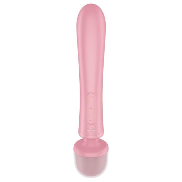 Satisfyer Triple Lover - vibrátor na G-bod a masáž - růžový