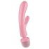 Satisfyer Trojitý Milenec - G-bod a masážní vibrátor (růžový)