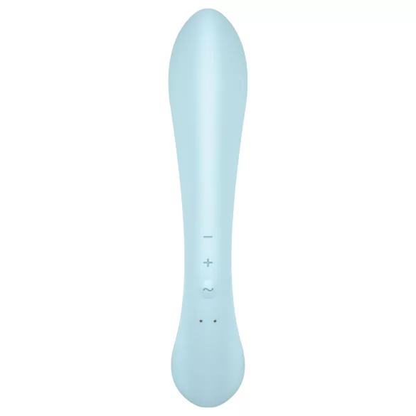 Satisfyer - vibrátor s ramenem na klitoris - dobíjecí - modrý